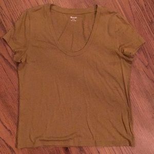 Madewell Avocado colored Tee